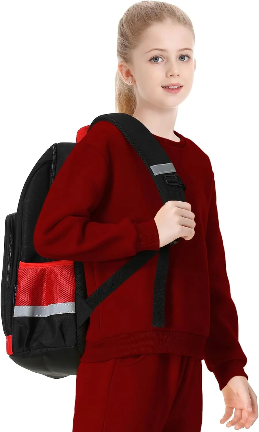 QBK Kids Fleece Casual Basic Crewneck Sweatshirt for Boys or Girls 3-14 Years