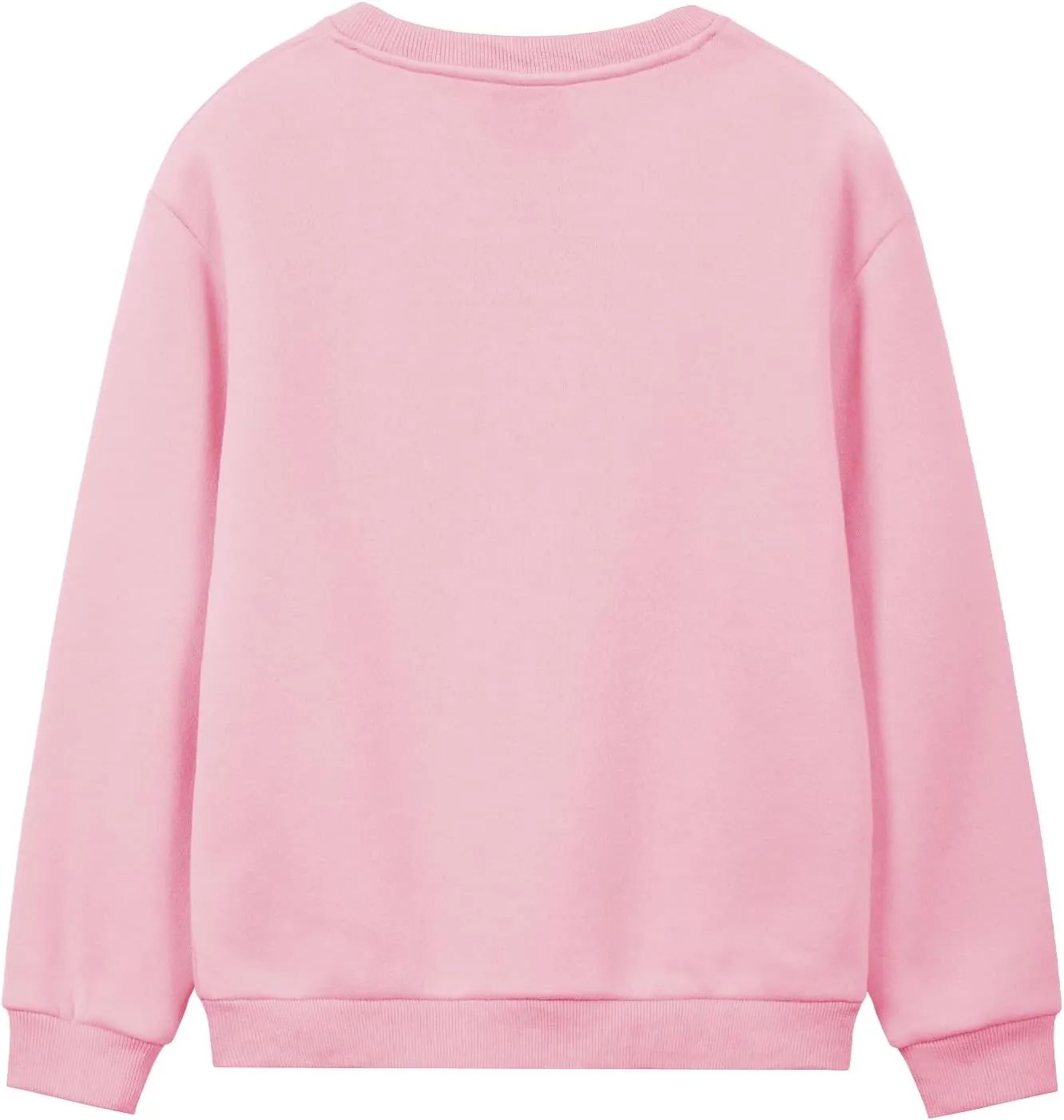 QBK Kids Fleece Casual Basic Crewneck Sweatshirt for Boys or Girls 3-14 Years