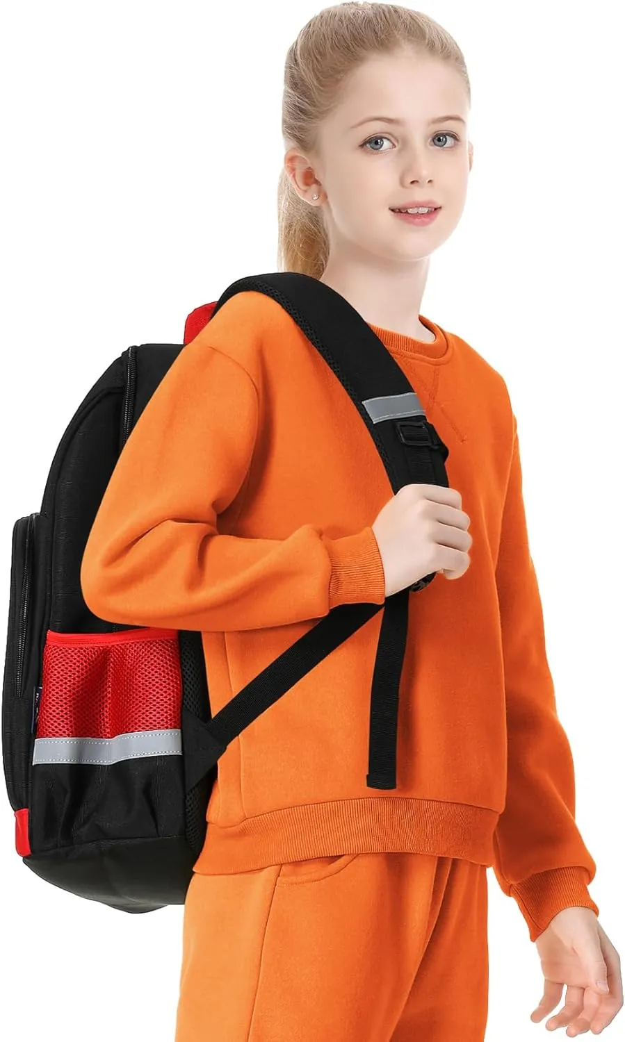 QBK Kids Fleece Casual Basic Crewneck Sweatshirt for Boys or Girls 3-14 Years
