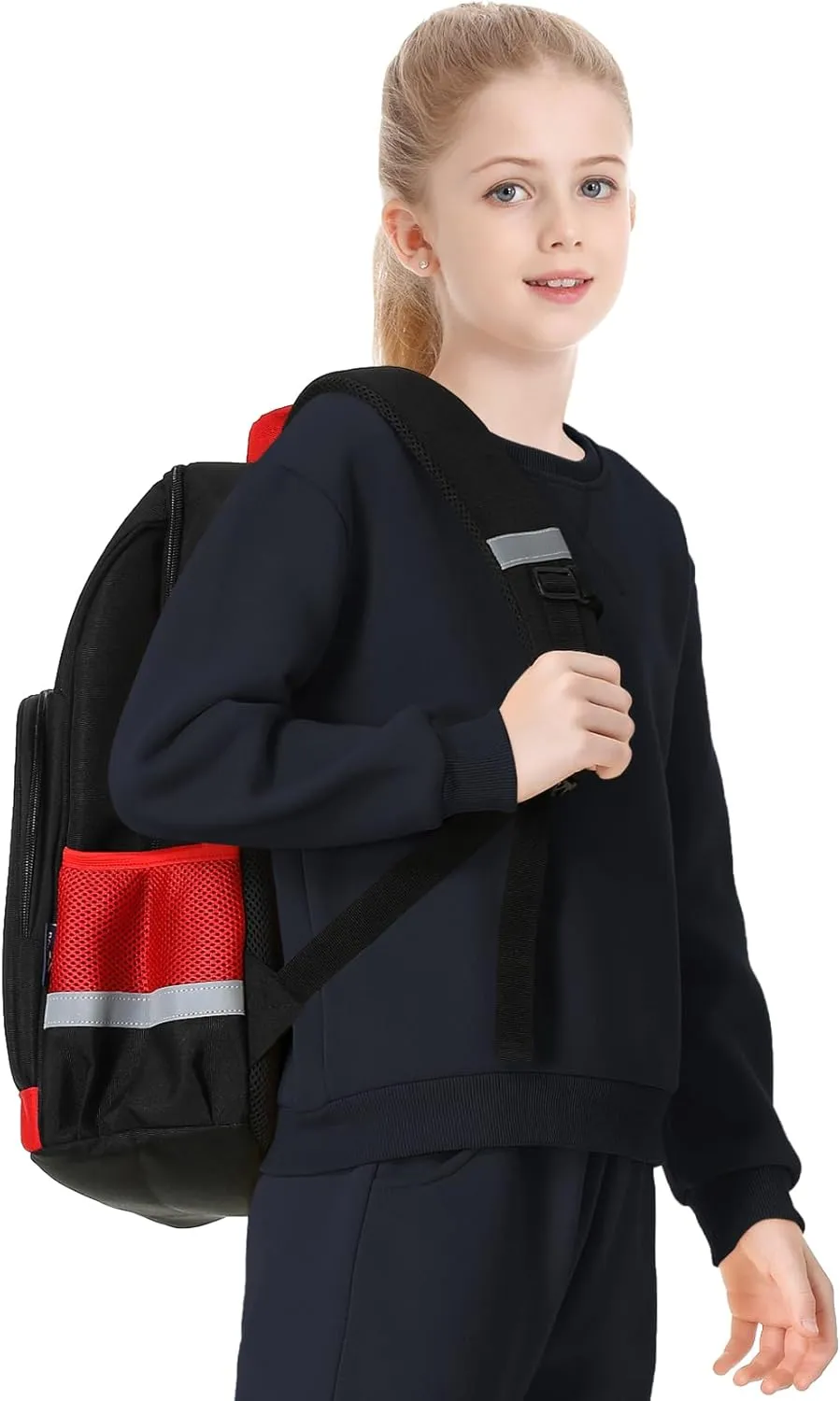 QBK Kids Fleece Casual Basic Crewneck Sweatshirt for Boys or Girls 3-14 Years