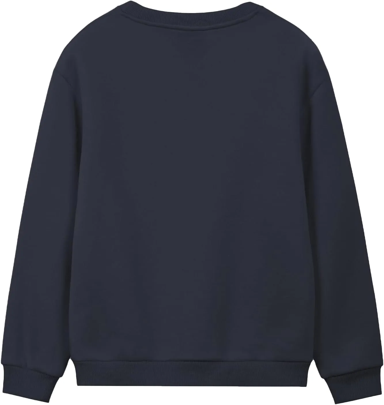QBK Kids Fleece Casual Basic Crewneck Sweatshirt for Boys or Girls 3-14 Years