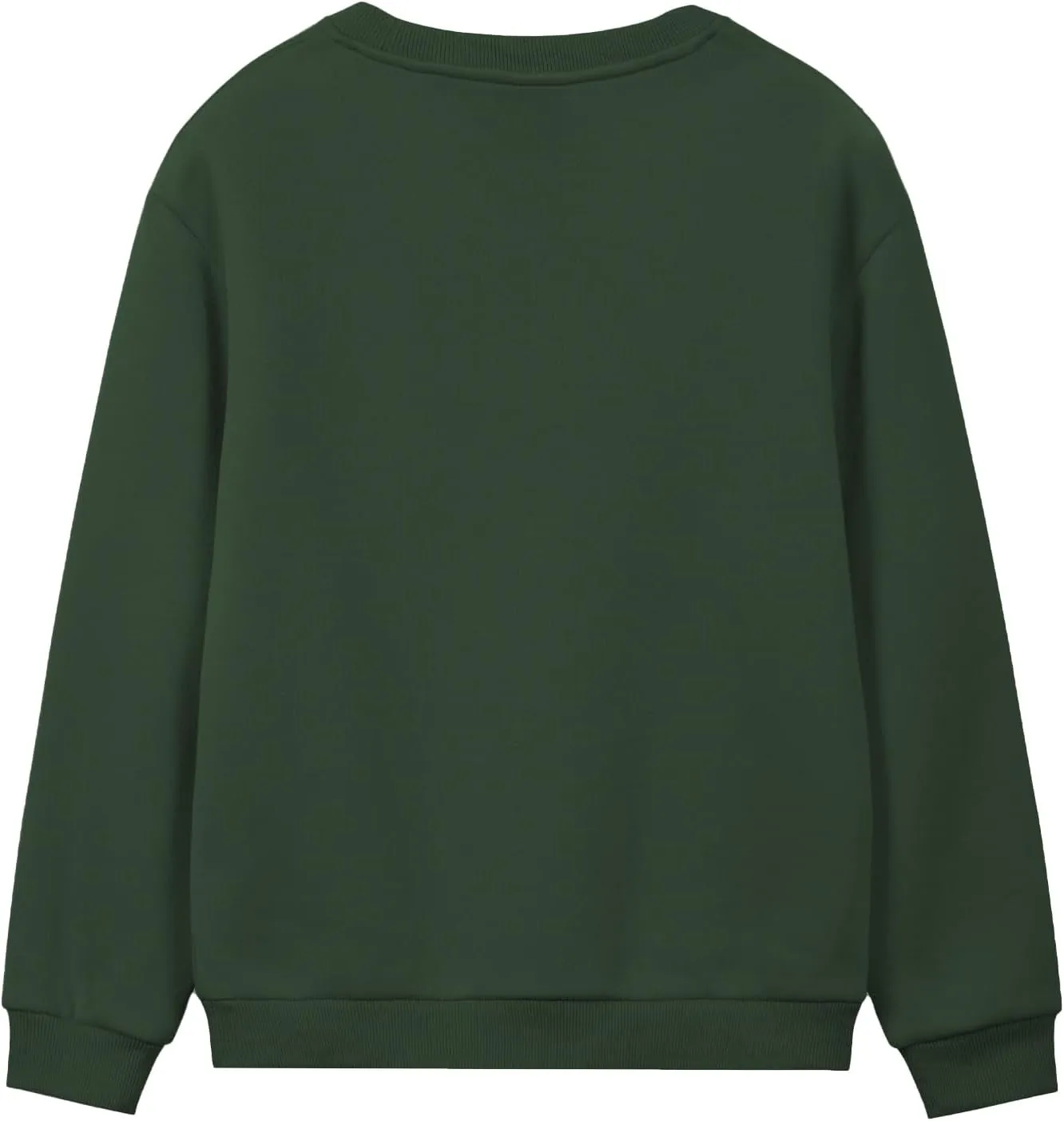 QBK Kids Fleece Casual Basic Crewneck Sweatshirt for Boys or Girls 3-14 Years