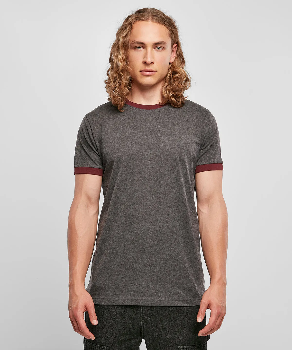 Ringer tee | Charcoal/Black