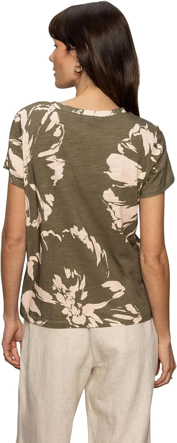 Sanctuary The Perfect Tee - T-Shirt for Women - Short Sleeved Construction - Classic Crew Neckline - Printed