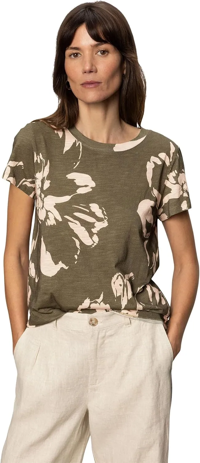 Sanctuary The Perfect Tee - T-Shirt for Women - Short Sleeved Construction - Classic Crew Neckline - Printed