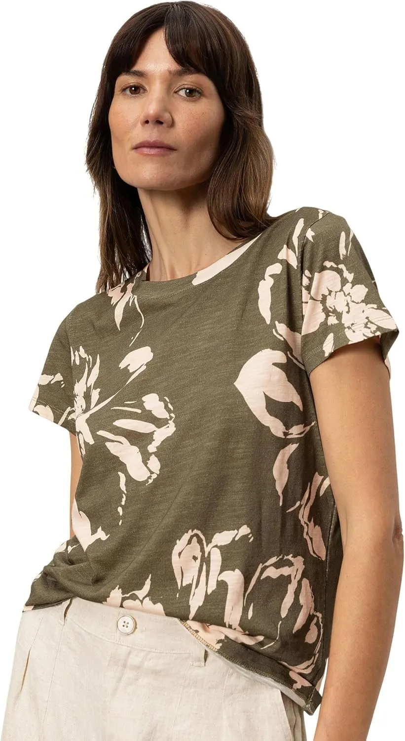 Sanctuary The Perfect Tee - T-Shirt for Women - Short Sleeved Construction - Classic Crew Neckline - Printed