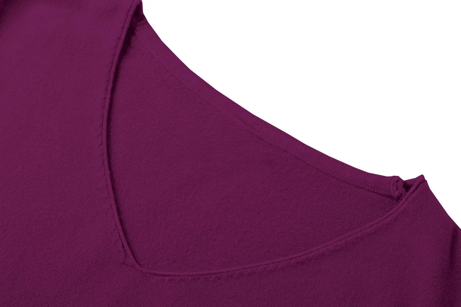 SANGTREE Womens Long Sleeves V Neck Pullover Knitted Sweater