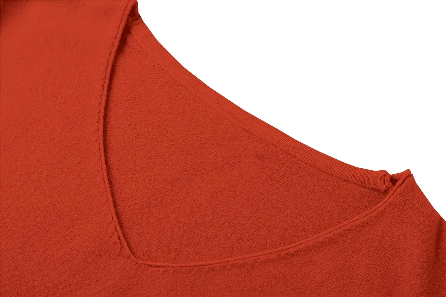 SANGTREE Womens Long Sleeves V Neck Pullover Knitted Sweater