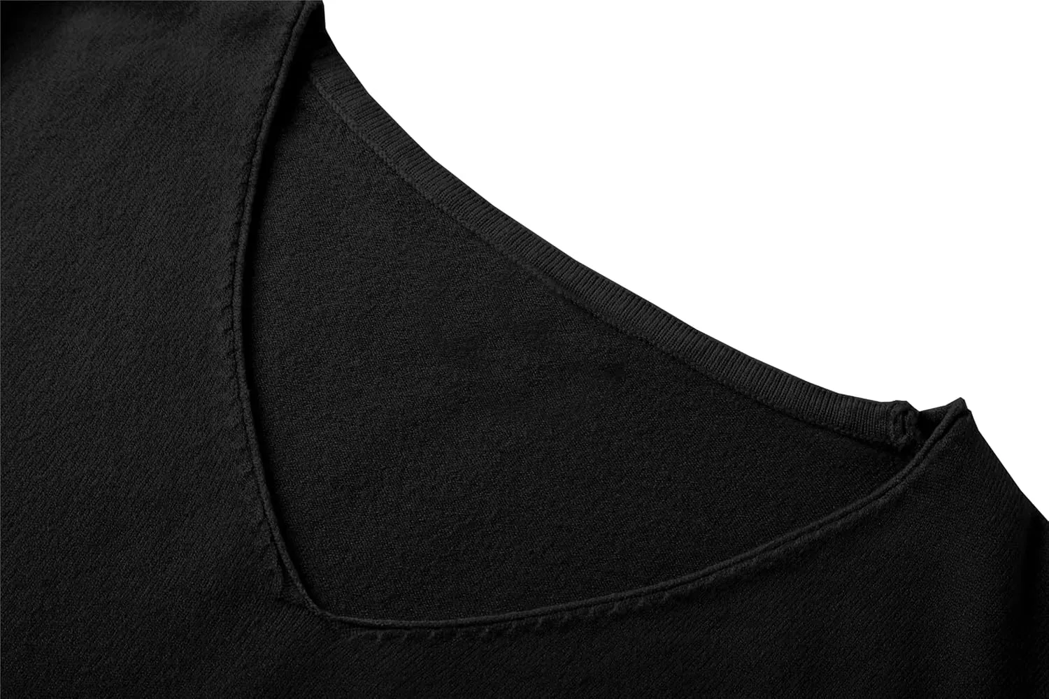 SANGTREE Womens Long Sleeves V Neck Pullover Knitted Sweater