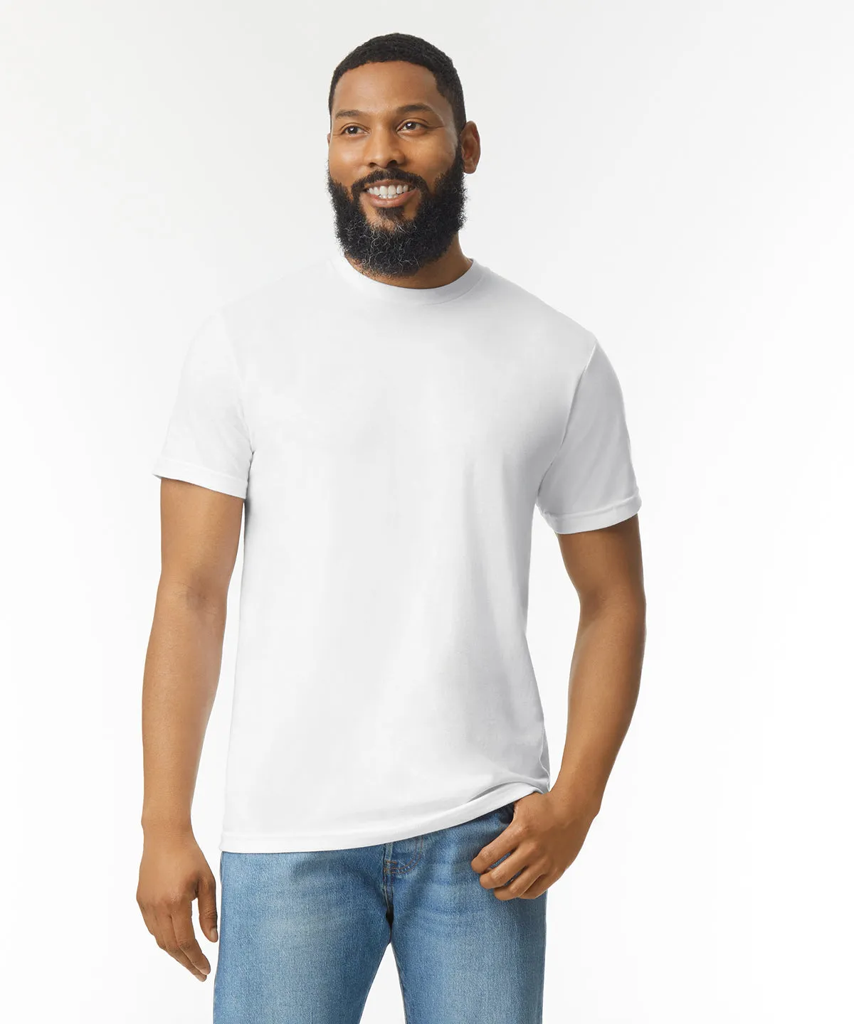 Softstyle CVC adult t-shirt | Navy Mist