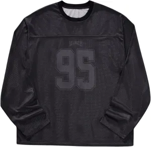 SOLY HUX Men's Long Sleeve Jersey Shirts Number Graphic Print Baggy Tee Shirt Tops Streetwear