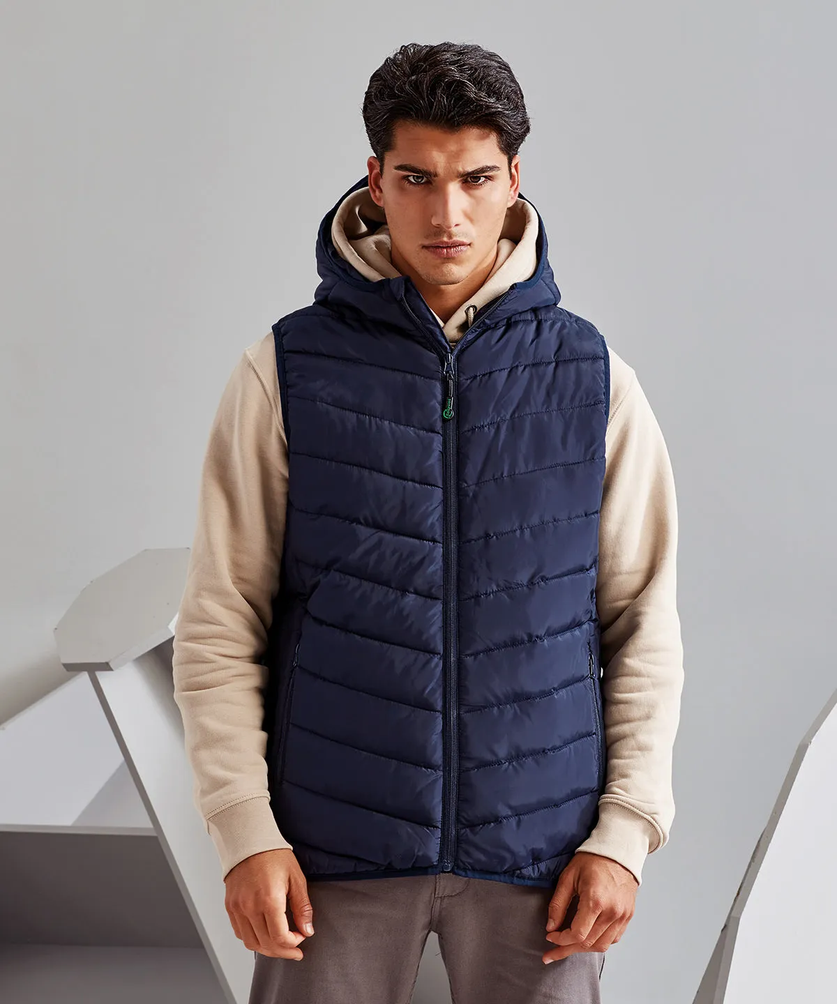 Taurus recycled padded bodywarmer | Navy
