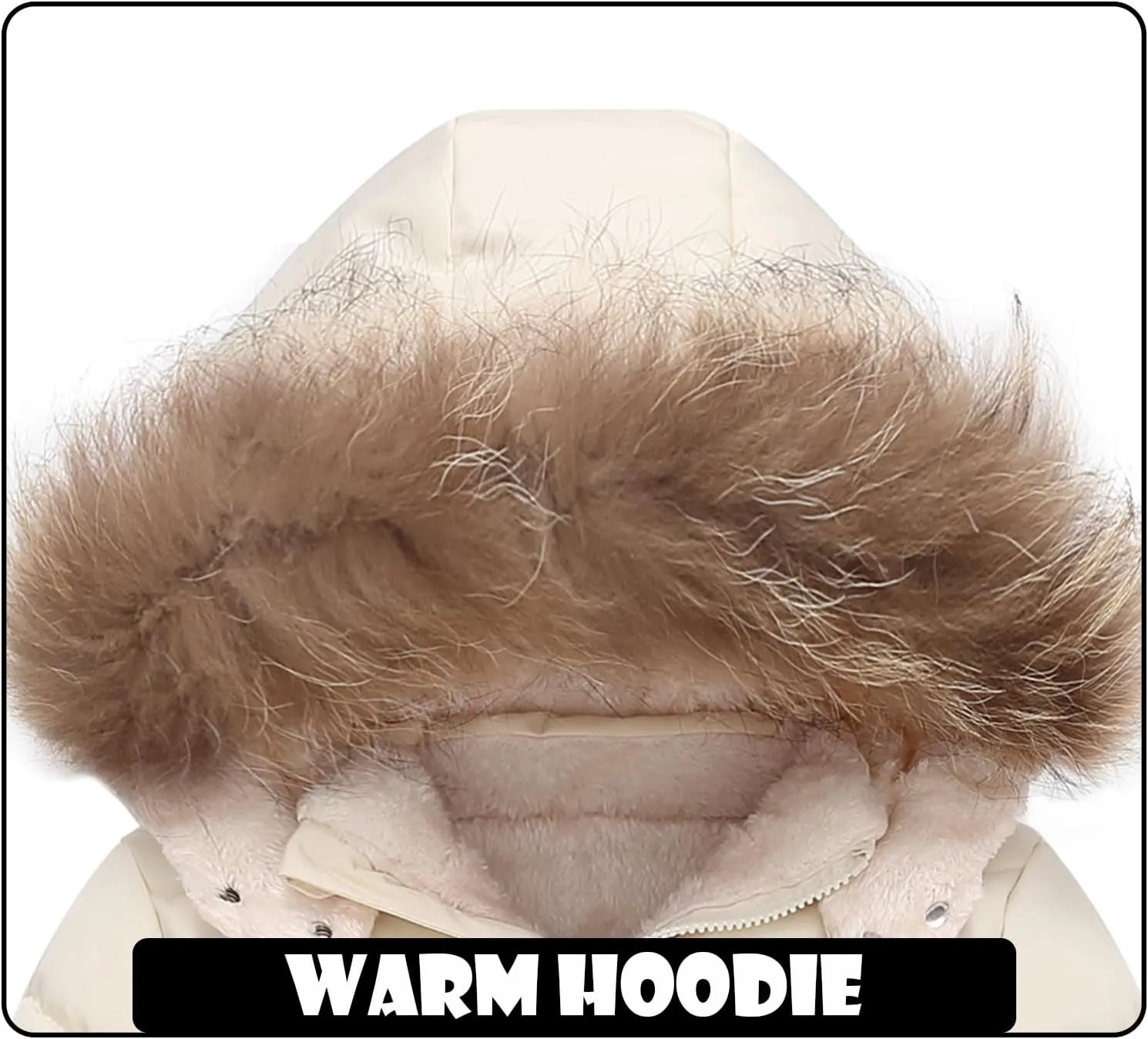 Toddler Winter Coats Baby Jacket Snow Boys Hoodie Puffer Girls Ski Clothes 1-5T