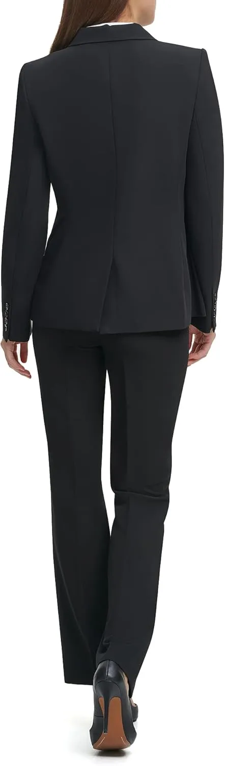 Tommy Hilfiger Womens Notched Blazer Jacket