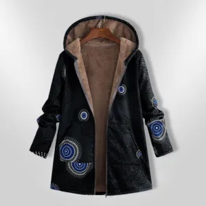 Tricia | Reversible hoodie Jacket