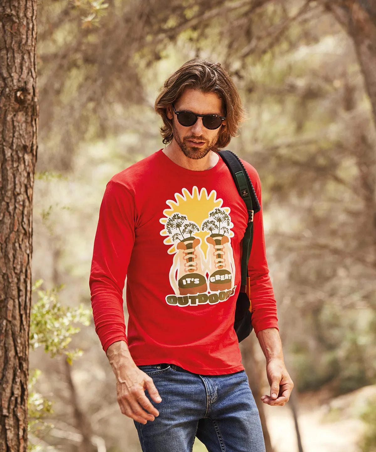 Valueweight long sleeve T | Dark Heather Grey
