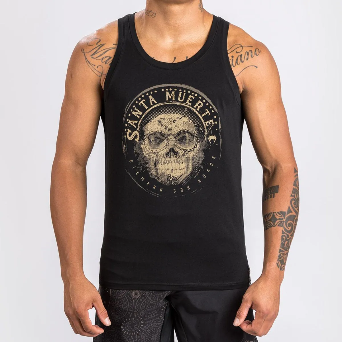 Venum Santa Muerte Dark Side Tank Top Black/Brown