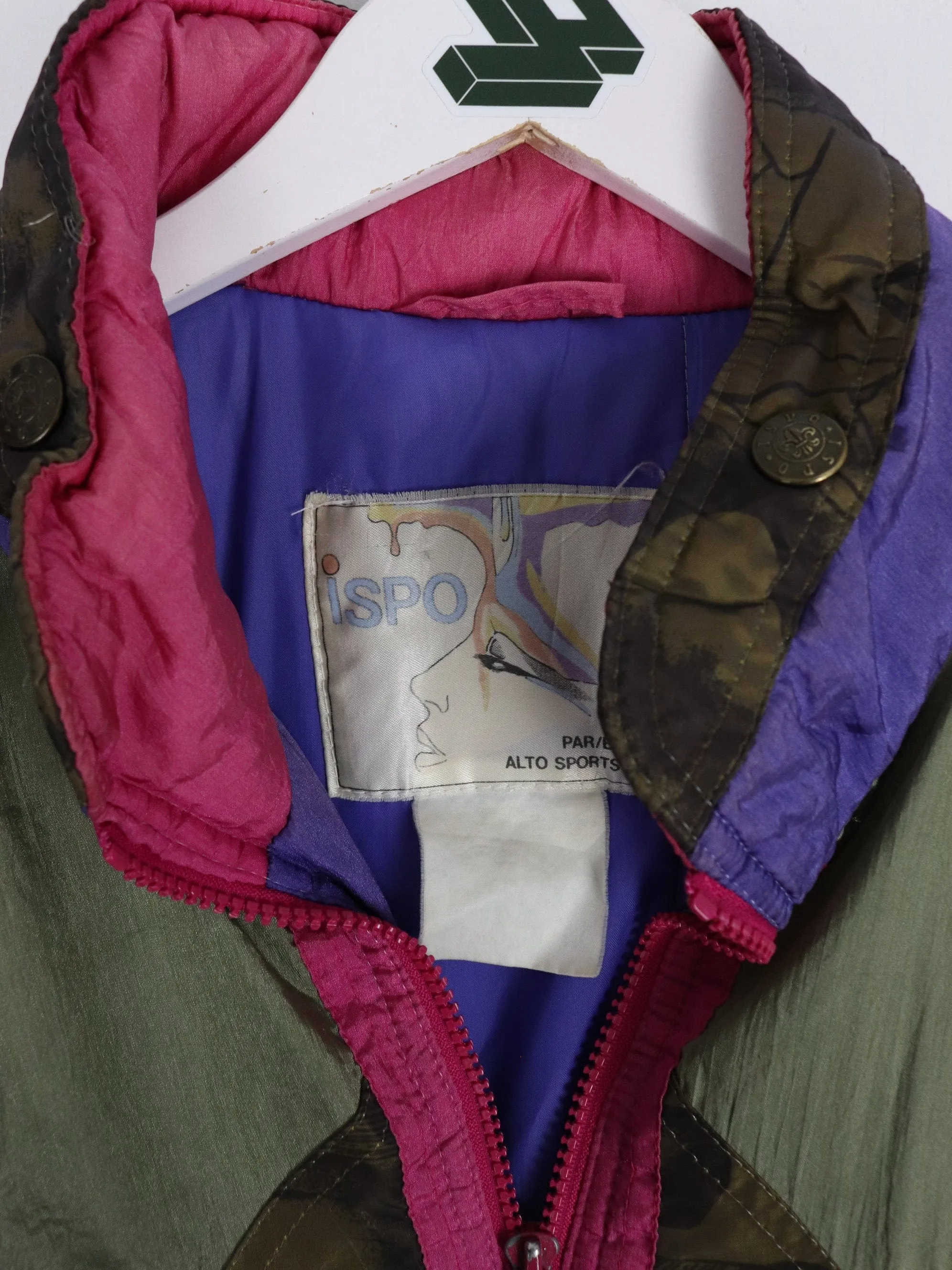 Vintage iSpo Jacket Womens Large Purple Ski Coat