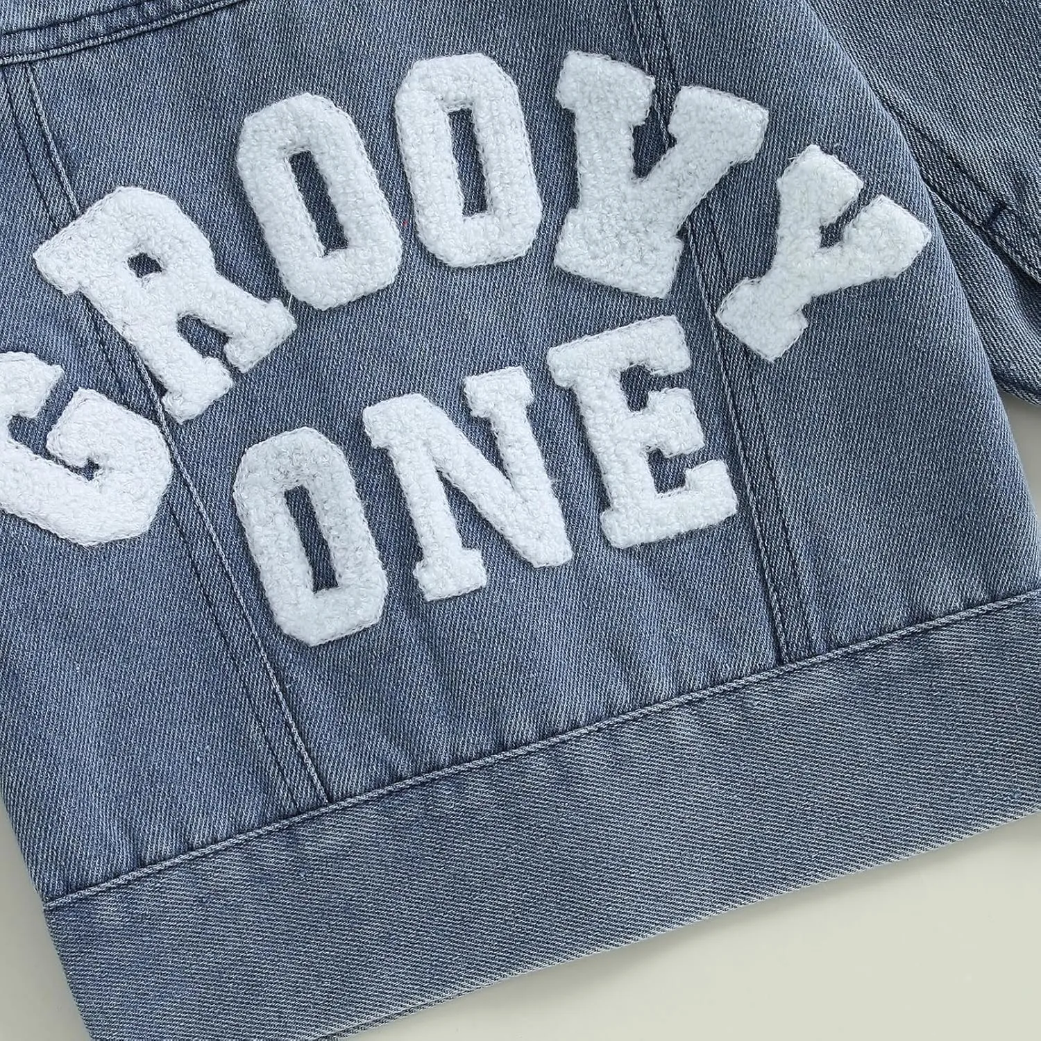 VISGOGO First Birthday Outfit Girl - 1st/2nd Birthday Denim Jacket & Cardigan