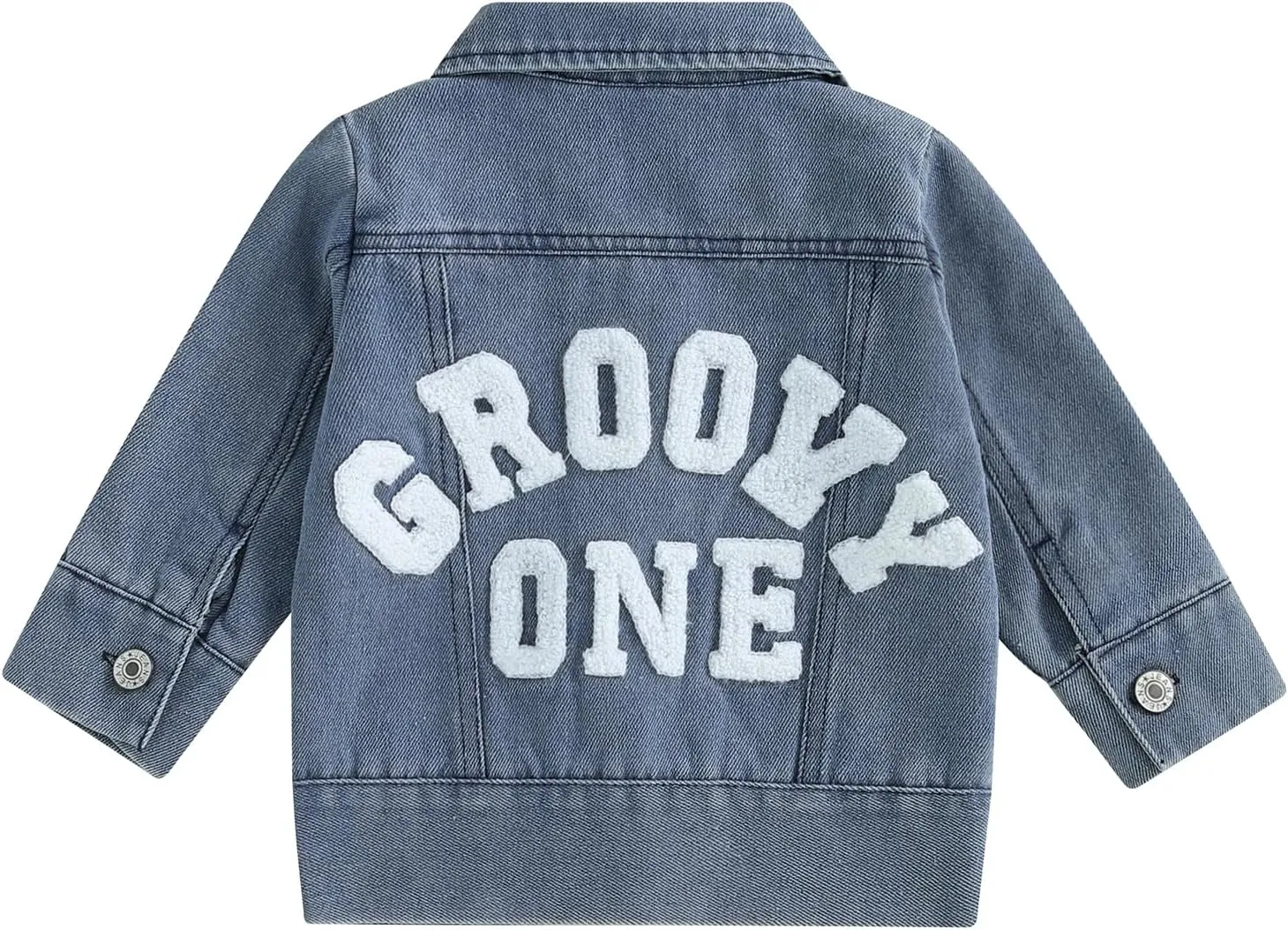 VISGOGO First Birthday Outfit Girl - 1st/2nd Birthday Denim Jacket & Cardigan