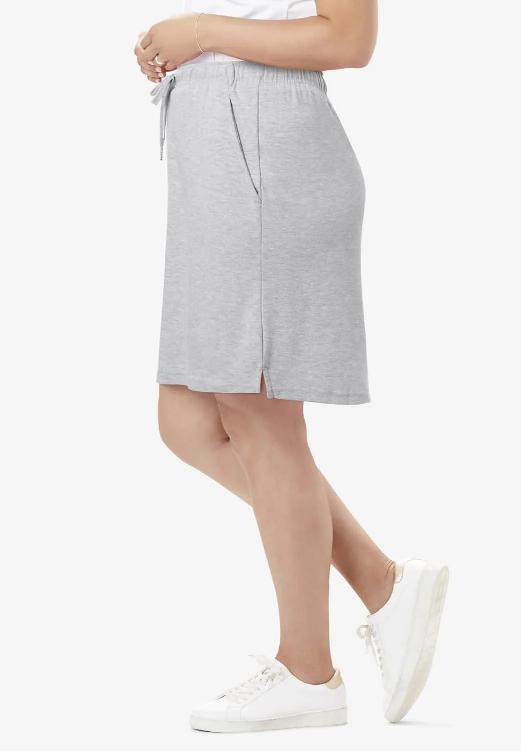 Woman Within Plus Size Sport Knit Skort