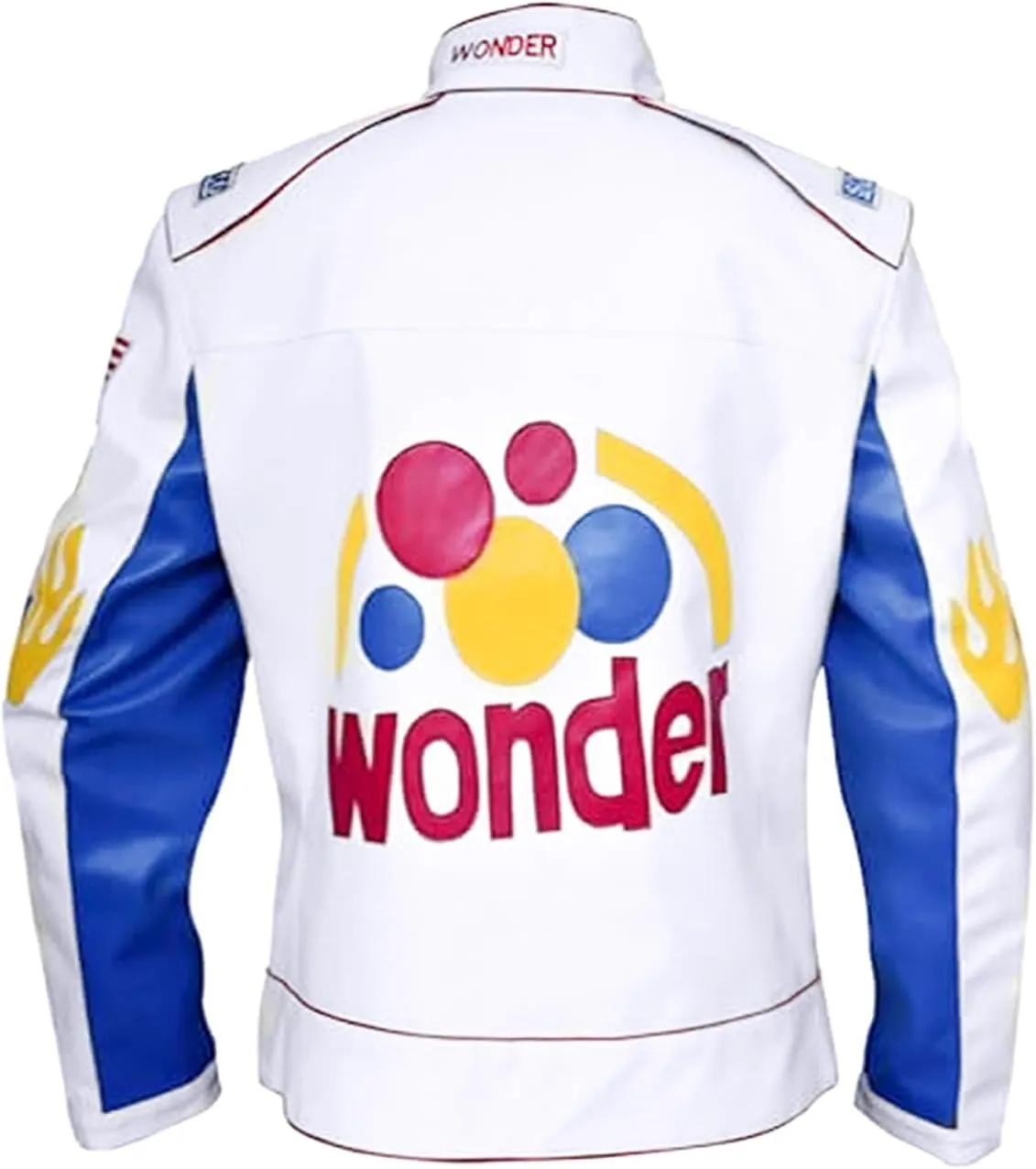 Women Carley Bobby Halloween White Fuax Leather Costume Jacket