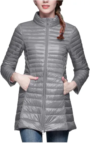 Women Thicken Fleece Lined Padded Jacket Warmth Tops Skimpy Padded Coat Quilted Jackets Plus Size 2024 Heated Jacket Mid Length Slimming Trendy Hooded Womens Fuzzy Puffer Jacket Outwear