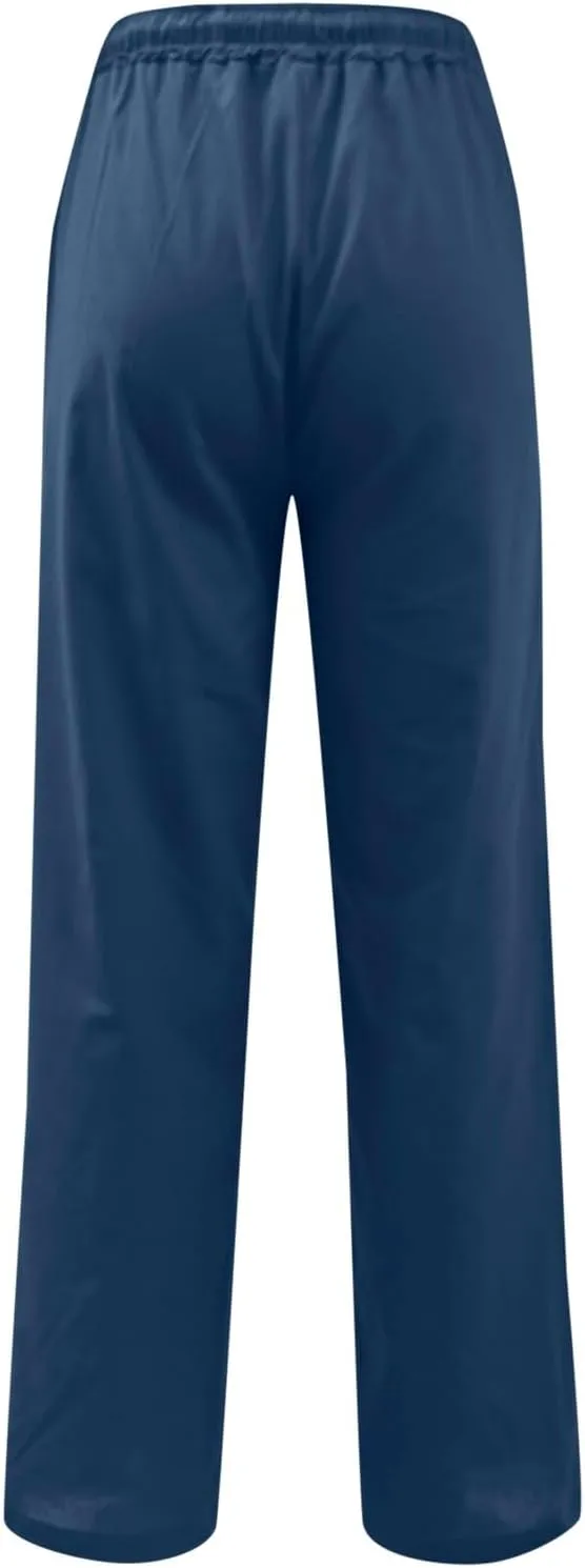 Women's Cotton Linen Pants Casual Summer High Waisted Wide Leg Cropped Baggy Lounge Pants Trousers with Pockets Beach
