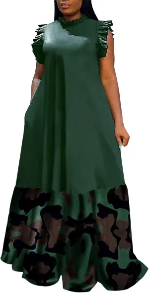 Women's Plus Size Basic Off Shoulder Suit Tube Top Sexy Strapless Side Slit Long Sleeve Two Piece Midi Club Dress