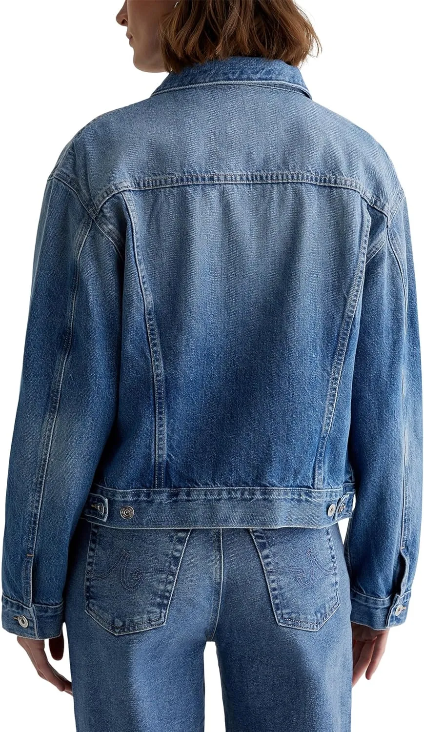 Women's Ramie Oversized Trucker Jacket