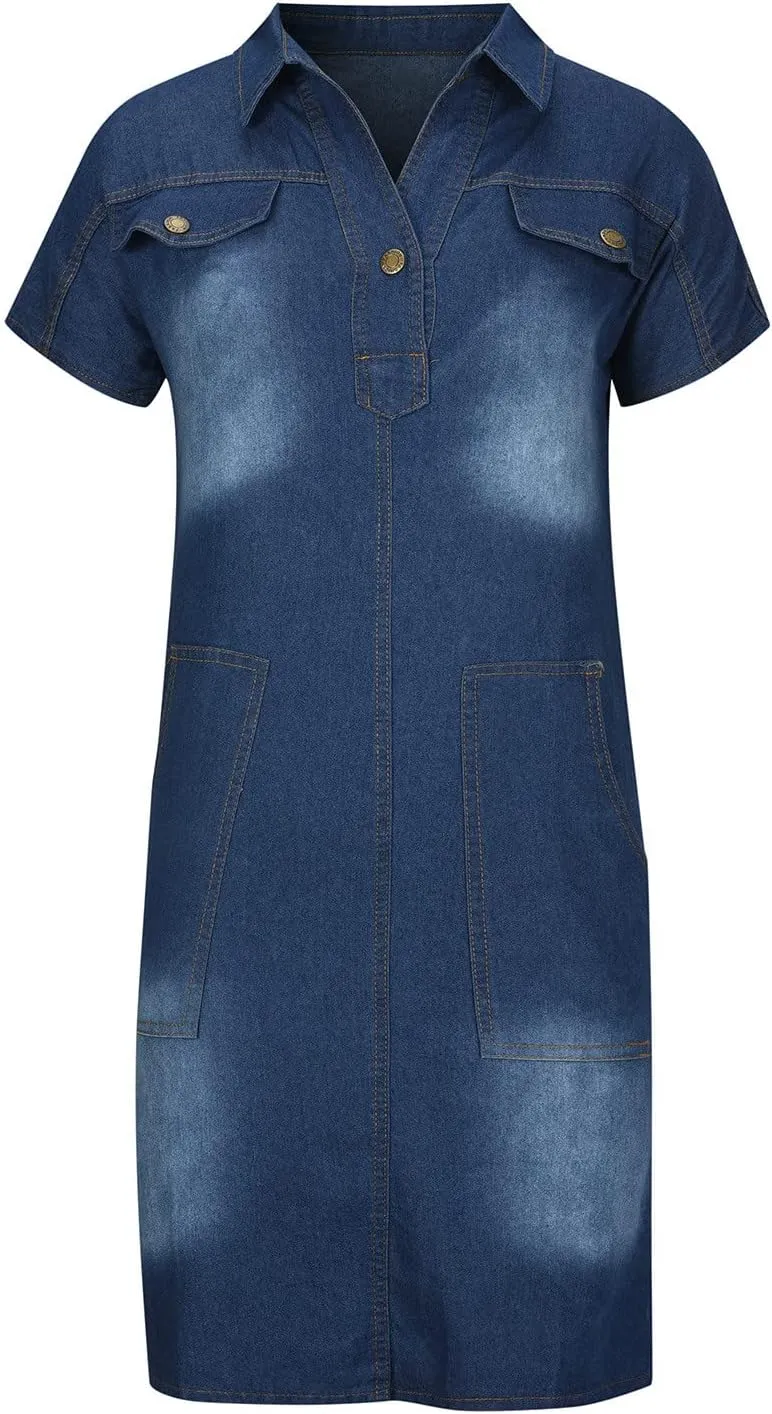 Womens Solid Summer Dresses 2025 Resort V Neck Short Sleeve Hollow Out Lace Ruffle Casual Beach Mini Vacation Dress