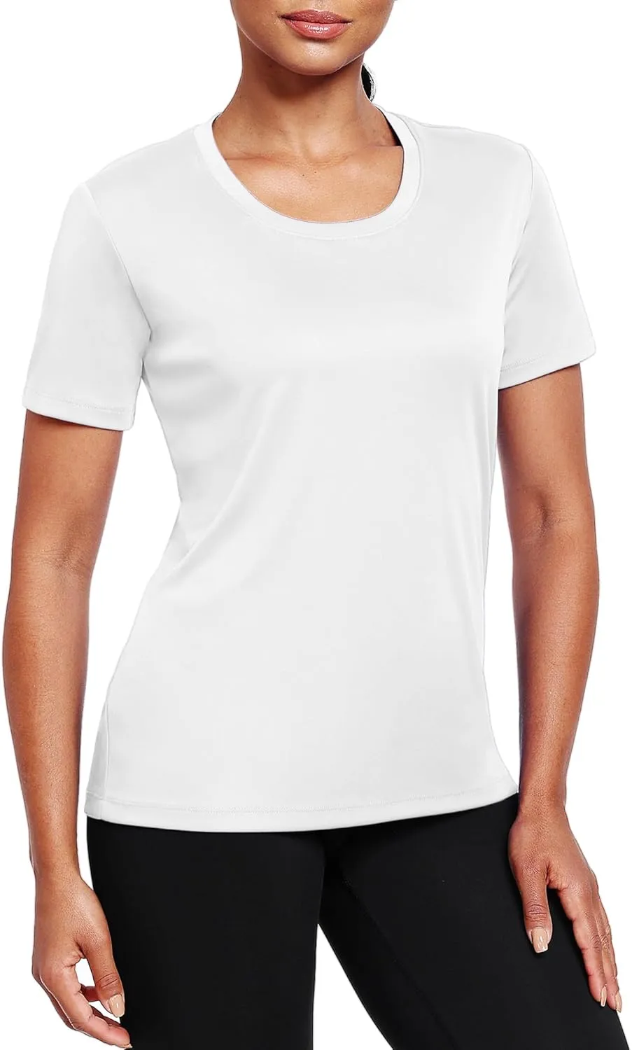 Workout Tops for Women Short Sleeve Athletic Shirts UPF 50  Sun Protection Quick Dry Running T Shirts