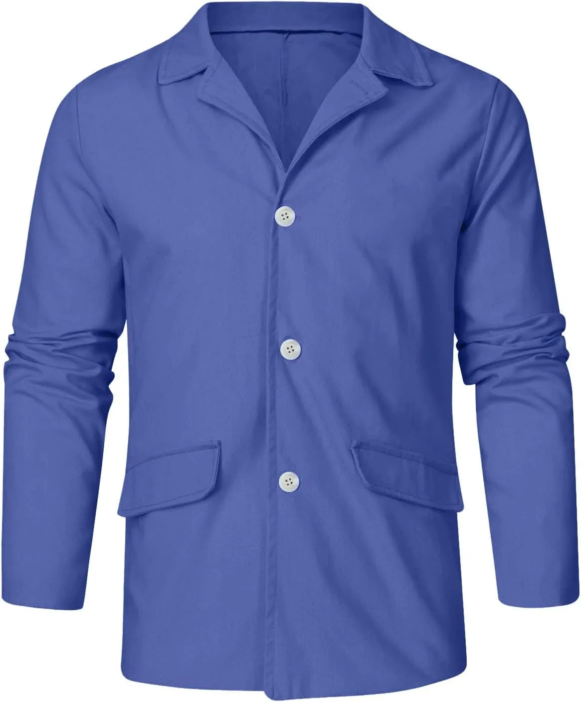 ZYXTIM Men's Casual Blazer Sport Coat Long Sleeve Button Down Lightweight Slim Casual Business Work Jackets Coat Plus Size